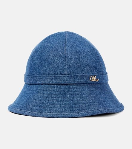 Chloé Hut Chloé Iconic aus Denim - Chloe - Modalova