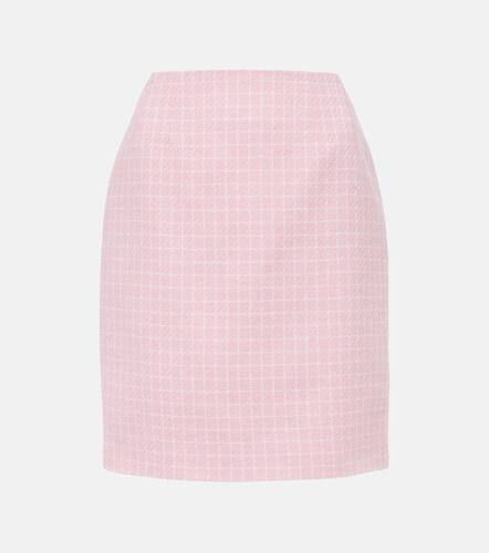 Versace Checked tweed pencil skirt - Versace - Modalova