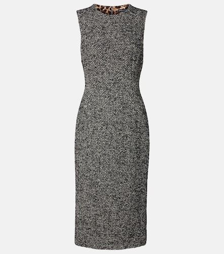Vestido midi a cuadros - Dolce&Gabbana - Modalova