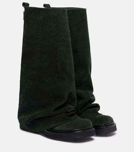 Robin leather combat boots - The Attico - Modalova