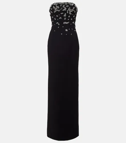 Sequined crepe bustier gown - Marmar Halim - Modalova