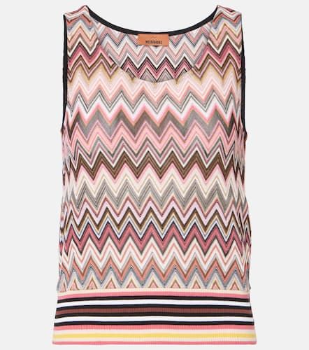 Top de mezcla de algodón en zigzag - Missoni - Modalova