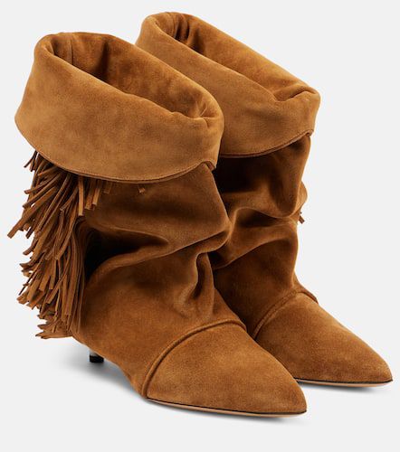 Edrik fringed suede ankle boots - Isabel Marant - Modalova