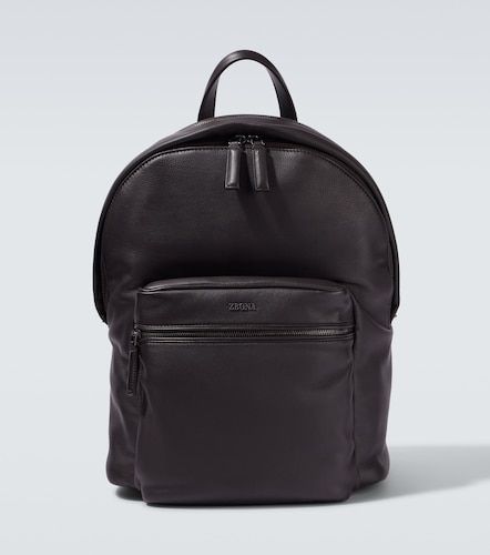 Zegna Mochila Hoodie de piel - Zegna - Modalova