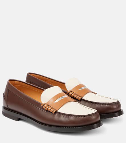 Colorblocked leather penny loafers - Tod's - Modalova