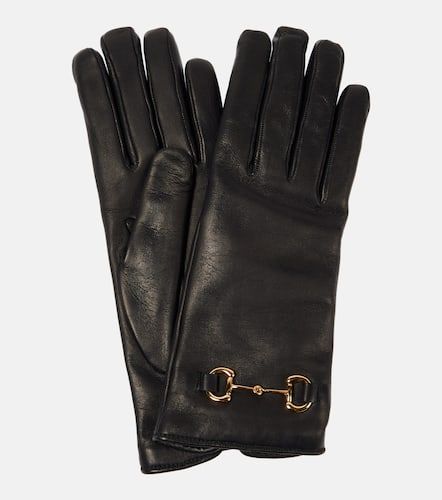 Gucci Guantes de piel con Horsebit - Gucci - Modalova