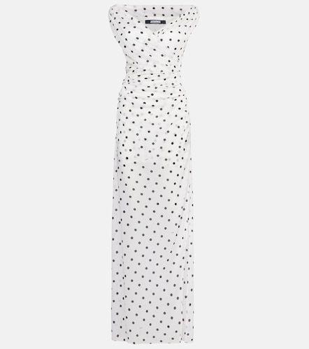 Abito lungo Rita a pois con ruches - Jacquemus - Modalova