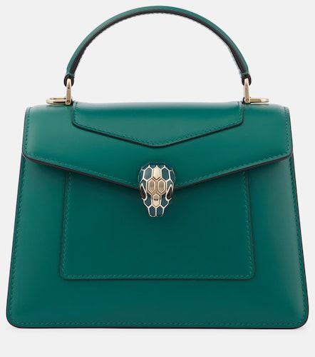 Serpenti Forever Medium leather top-handle bag - Bvlgari - Modalova