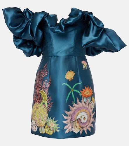 Dorian printed ruffled minidress - Alemais - Modalova