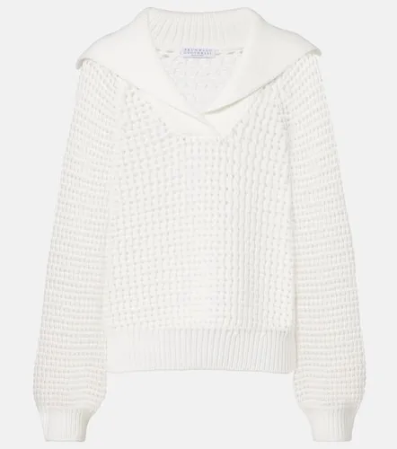 Pullover aus einem Baumwollgemisch - Brunello Cucinelli - Modalova