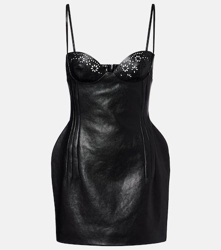 Magda Butrym Vestido corto de piel - Magda Butrym - Modalova