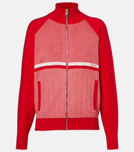 Giacca in jacquard di misto cotone - Versace - Modalova