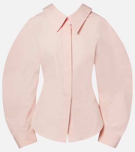 Camisa de algodón con mangas abullonadas - Givenchy - Modalova