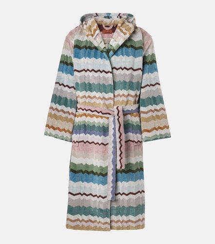 Bata Eva de rizo de algodón en zigzag - Missoni - Modalova