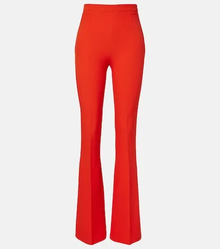 Pantalones flared Alexa de crepé - Safiyaa - Modalova