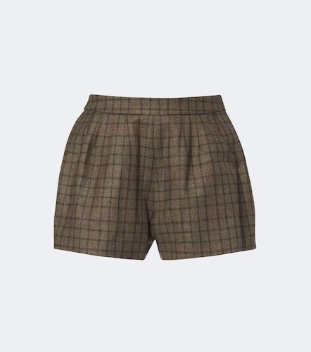 Tinker checked wool and cashmere shorts - Blaze Milano - Modalova