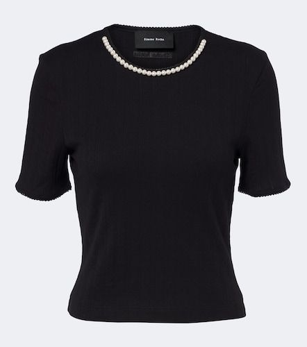 Top calado de algodón adornado - Simone Rocha - Modalova