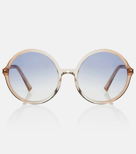 Gafas de sol redondas con logo - Miu Miu - Modalova