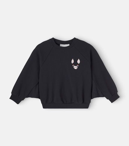 Embroidered cotton jersey sweatshirt - Mini Rodini - Modalova