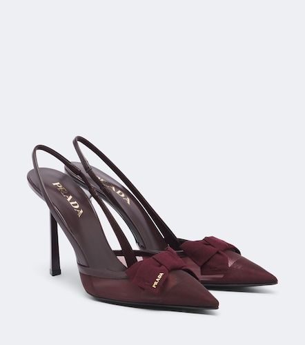 Prada Slingback-Pumps aus Mesh - Prada - Modalova