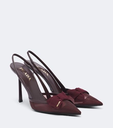 Prada Slingback-Pumps aus Mesh - Prada - Modalova