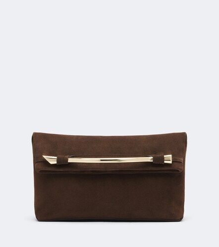 Amanu Egypt suede clutch - Amanu - Modalova