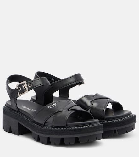 Prada Leather sandals - Prada - Modalova