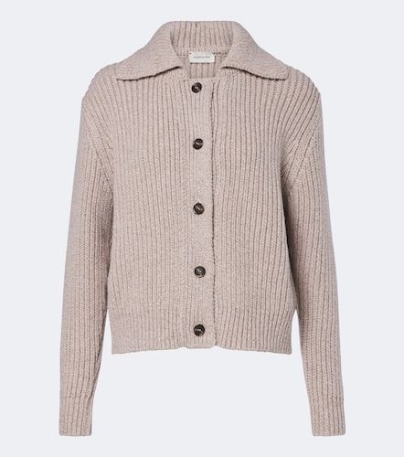 Ribbed-knit wool cardigan - Magda Butrym - Modalova