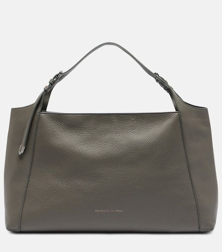 Tote Medium de piel - Brunello Cucinelli - Modalova