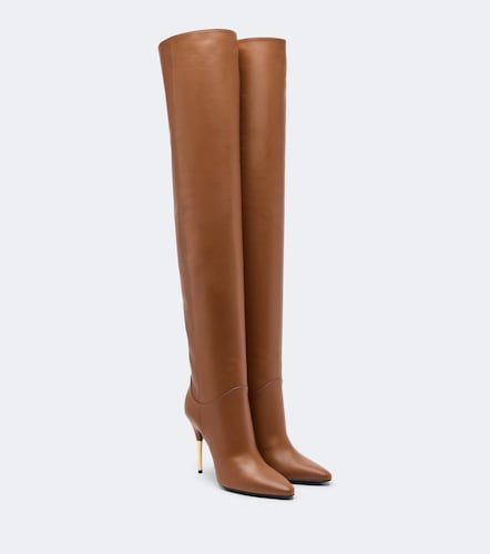 Botas mosqueteras Deboot de piel - Valentino Garavani - Modalova