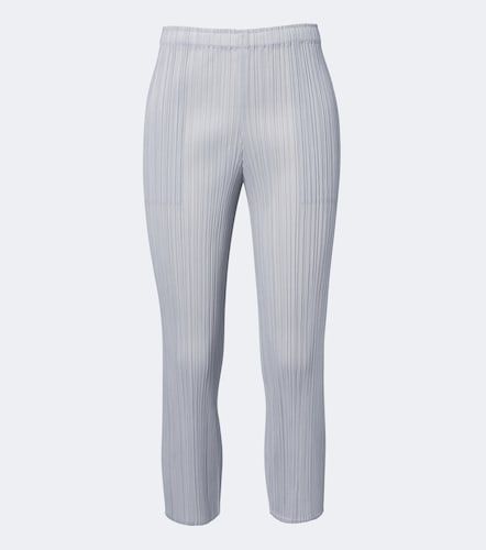 Cropped Slim Hose Basics - Pleats Please Issey Miyake - Modalova