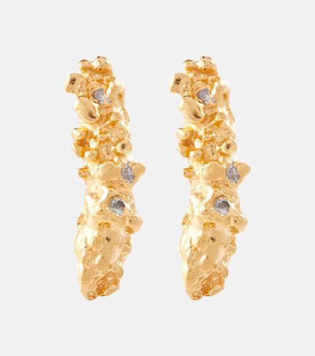 The Inferno 9kt and diamonds earrings - Alighieri - Modalova