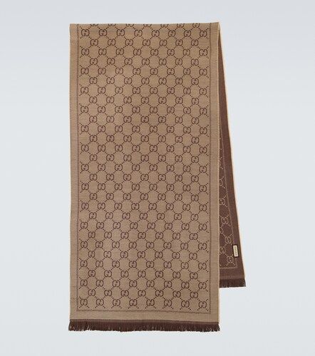 Gucci Sciarpa in lana GG jacquard - Gucci - Modalova