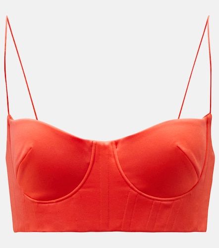Hart satin crepe bralette - Alex Perry - Modalova