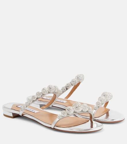 Disco Dancer embellished leather sandals - Aquazzura - Modalova