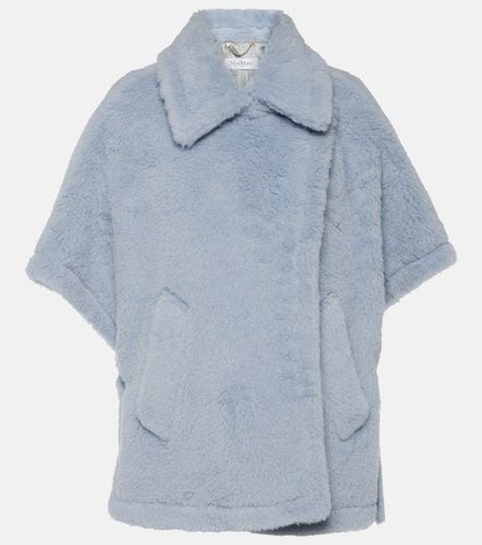 Tebe alpaca, wool, and silk teddy cape - Max Mara - Modalova