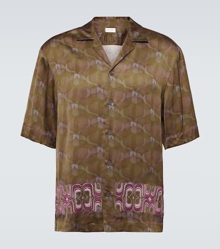 Embroidered printed bowling shirt - Dries Van Noten - Modalova