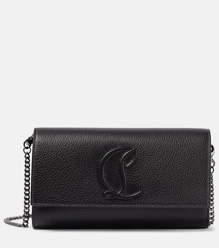Logo leather wallet on chain - Christian Louboutin - Modalova
