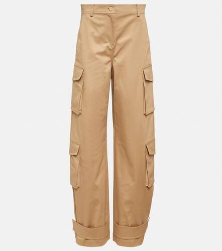 High-rise wide-leg cargo pants - Valentino - Modalova