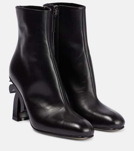 Palm leather ankle boots - Palm Angels - Modalova