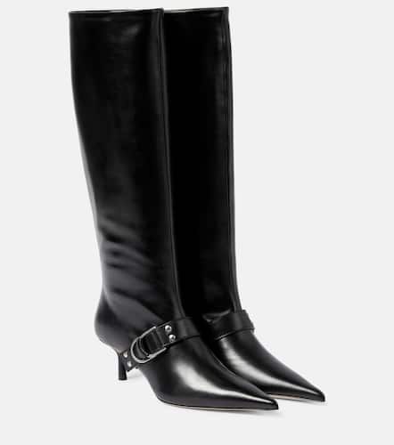 Jeanne leather knee-high boots - Blumarine - Modalova