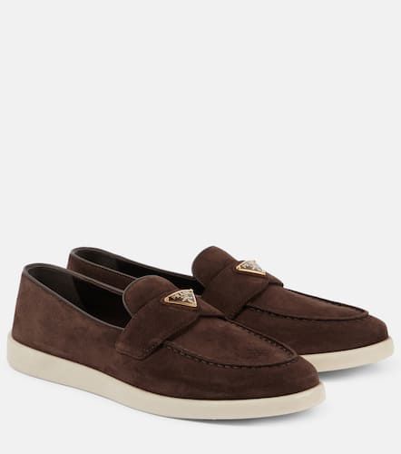 Prada Saint Tropez suede loafers - Prada - Modalova