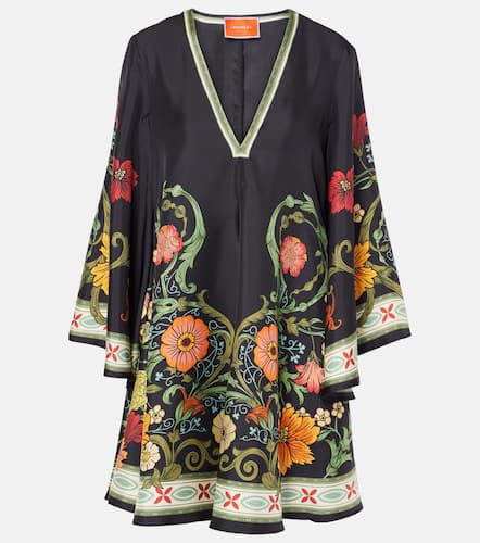 Mini Magnifico floral silk kaftan - La DoubleJ - Modalova