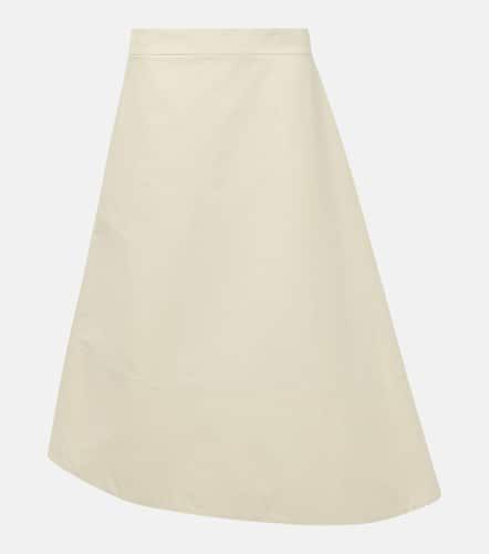 Asymmetric cotton midi skirt - Jil Sander - Modalova