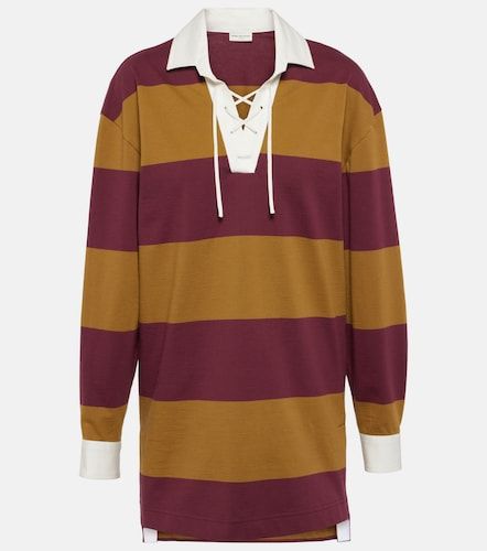 Sudadera en mezcla de algodón color block - Dries Van Noten - Modalova