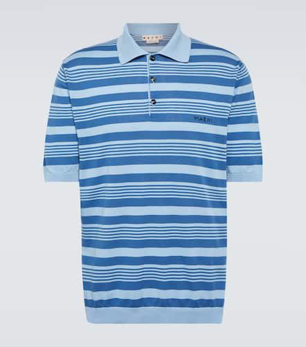 Marni Striped cotton polo shirt - Marni - Modalova