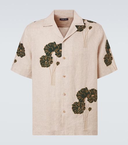 Camicia bowling Roberto in lino - Frescobol Carioca - Modalova