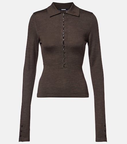 JACQUEMUS ブラック Le polo maille ニットポロXS 24050228_54208030_1000.jpg