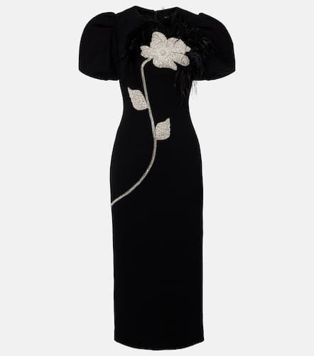Embellished crepe cocktail dress - Rebecca Vallance - Modalova