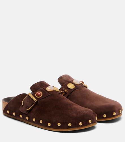 Mules Fern in suede con borchie - Veronica Beard - Modalova